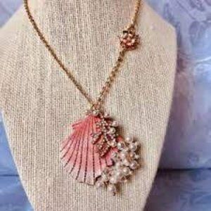 Betsey Johnson Gold-Tone Imitation Pearl & Crystal